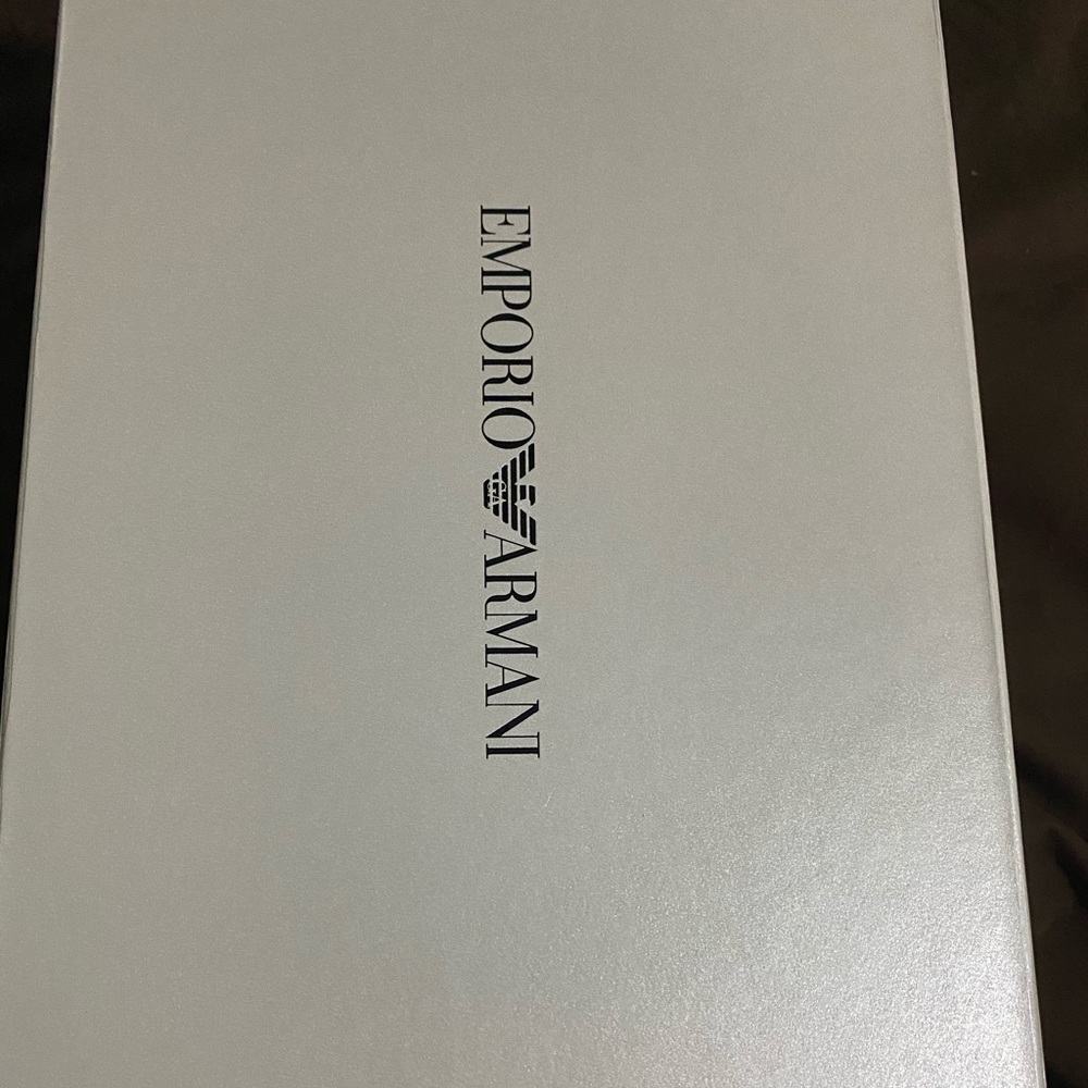 Emporio Armani shoes with 3D sole